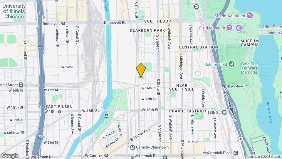 61 W 15th St, Unit 607 Map and Location Details