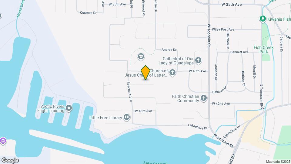 3529 W 41st Ave Map and Location Details