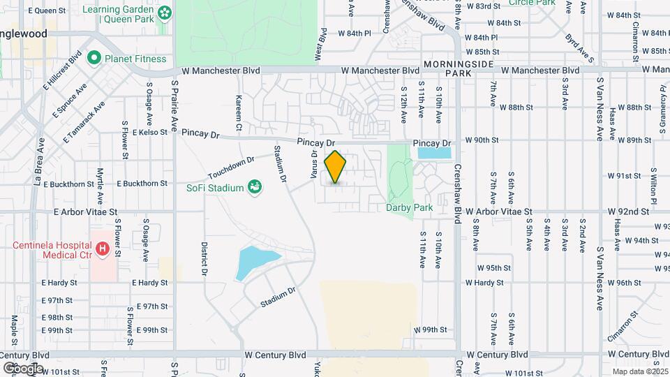 3646 W Luther Ln Map and Location Details