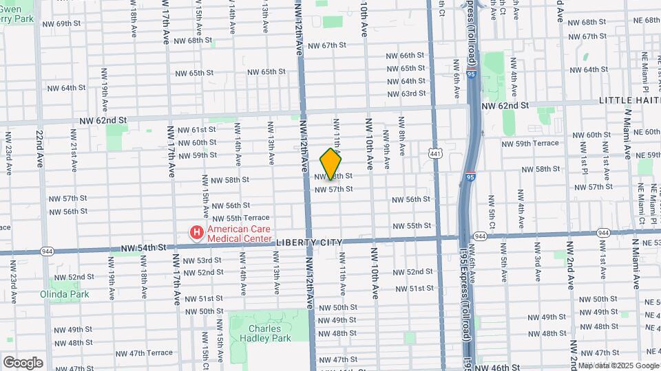 1121 NW 57th St Map and Location Details