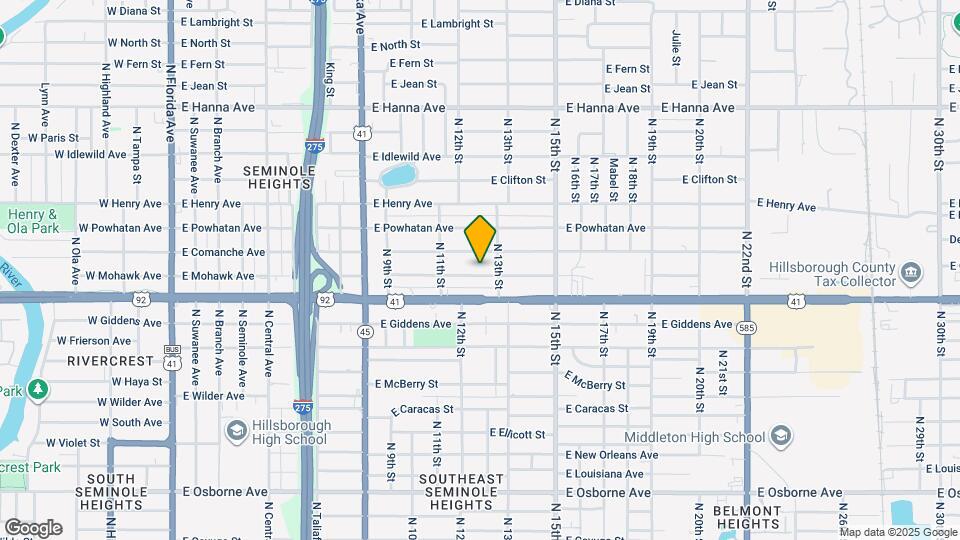 1220 E Mohawk Ave Mapa y Detalles de la Ubicación
