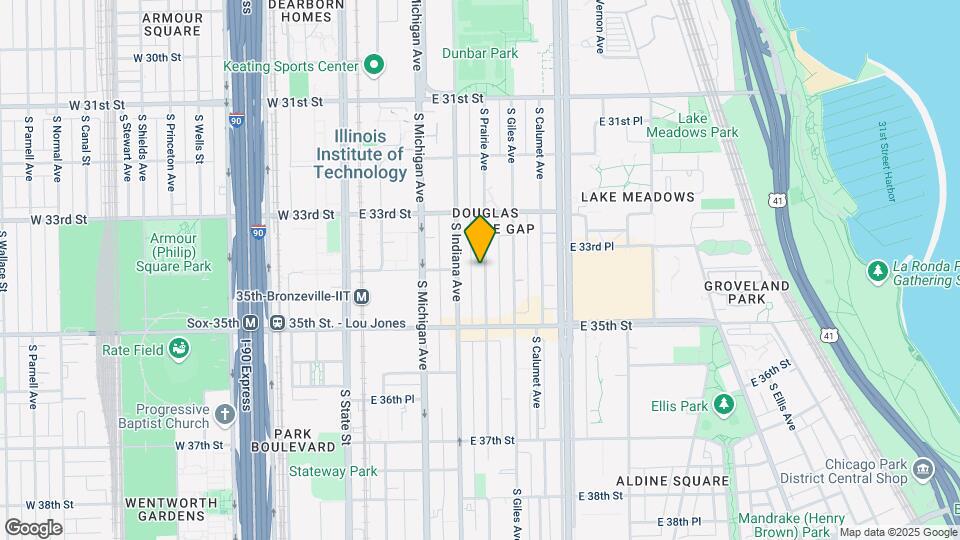 3362 S Prairie Ave Map and Location Details