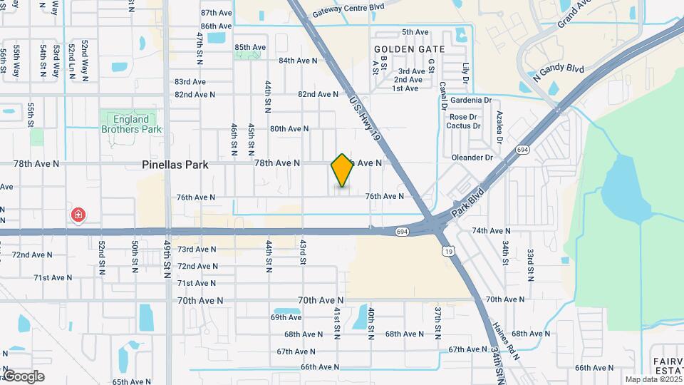 4089 76th Ave N Mapa y Detalles de la Ubicación