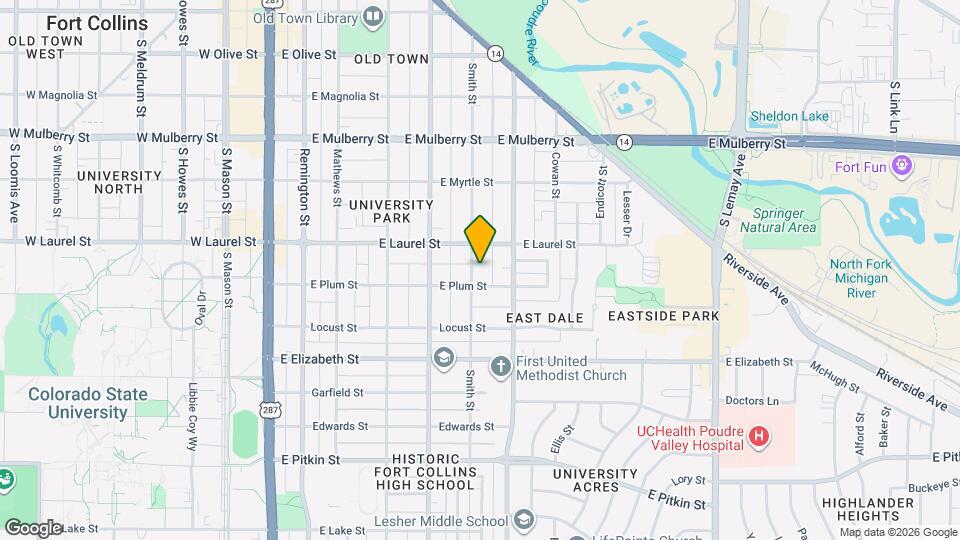 724 Smith St, Unit 722 Map and Location Details