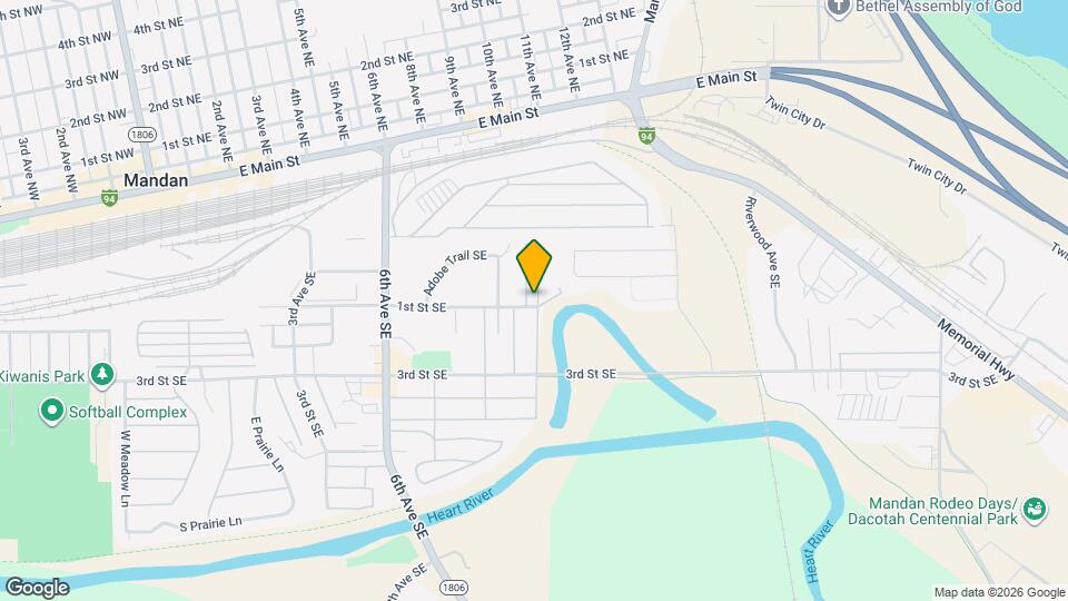 1010 1st St SE Map and Location Details