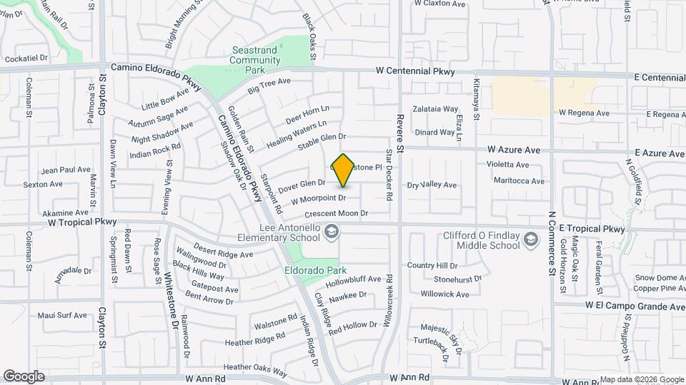 1030 W Moorpoint Dr Map and Location Details