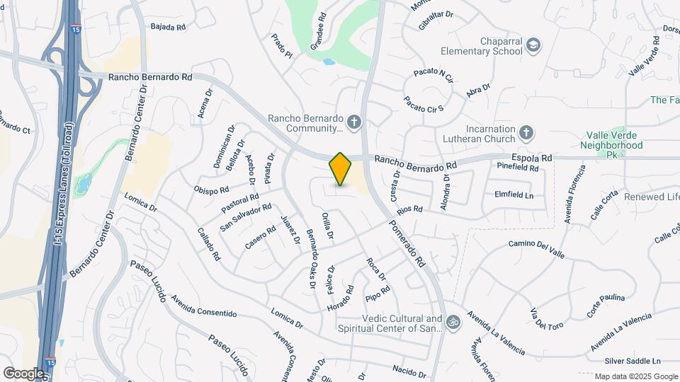 16737 Meandro Dr Map and Location Details