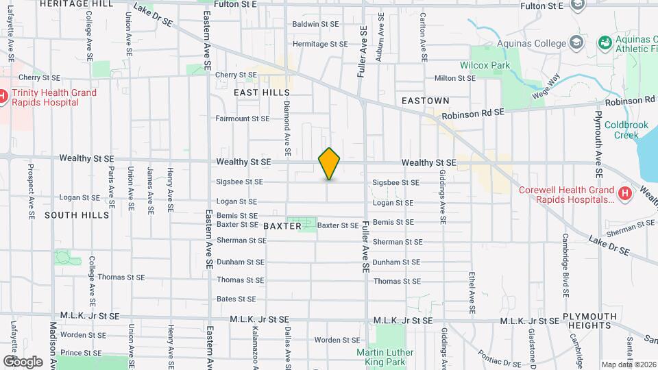 1100 Sigsbee St SE, Unit Apt 2, upstairs Map and Location Details