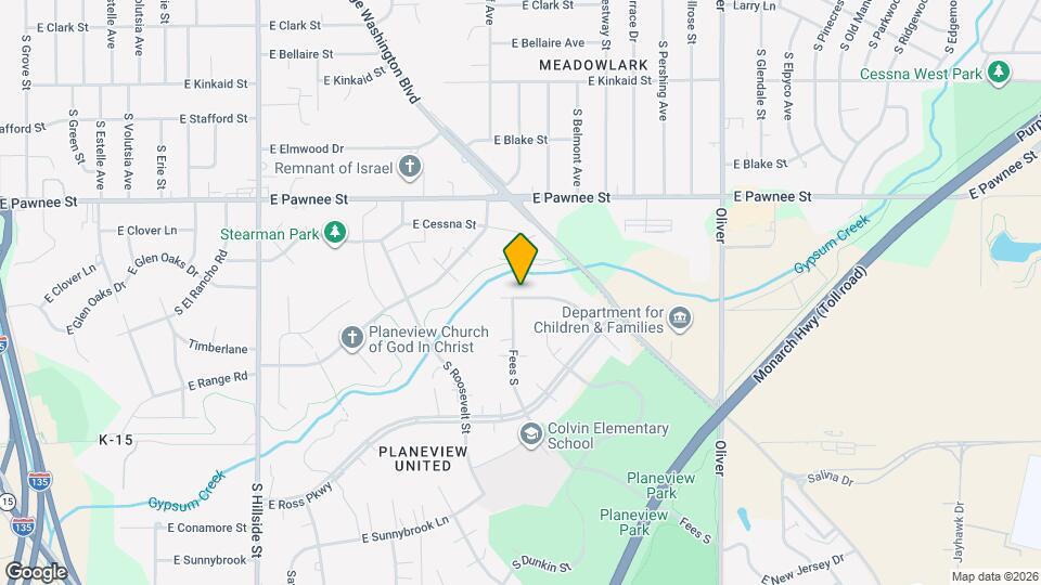 4030 E Whitney Ln Map and Location Details