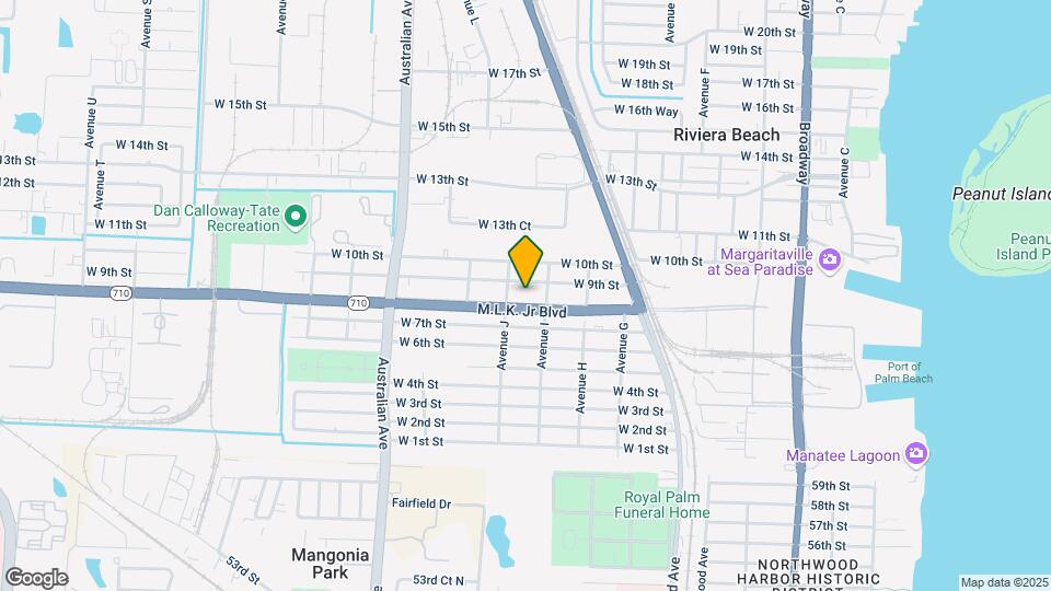 836 Dr Martin Luther King Jr Blvd Mapa y Detalles de la Ubicación