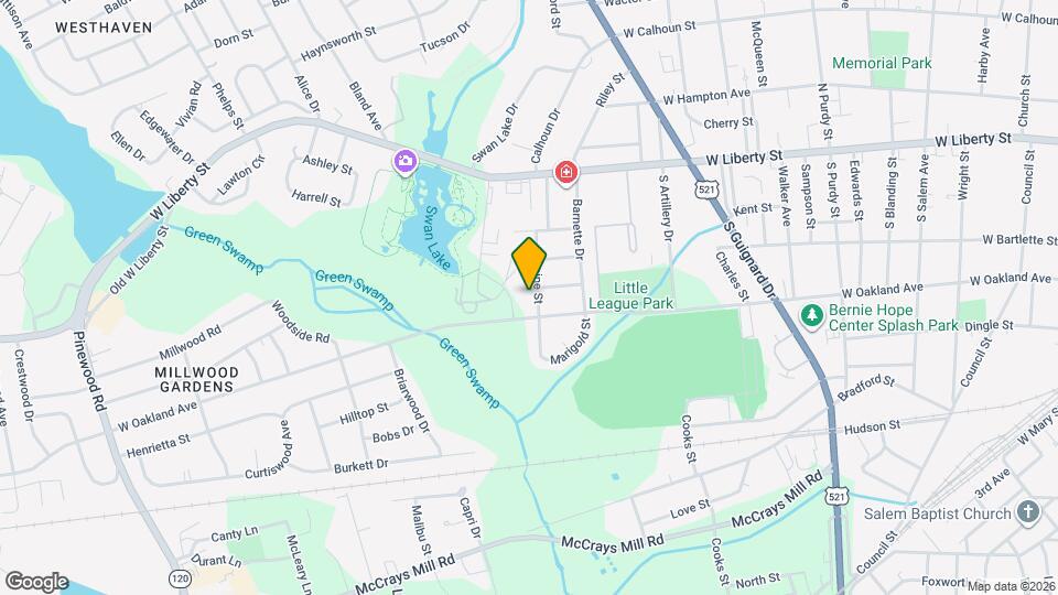 126 Jasmine St Map and Location Details