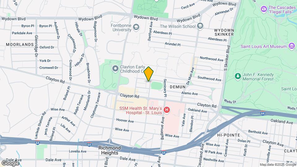 909 Saint Rita Ave, Unit 2S Map and Location Details