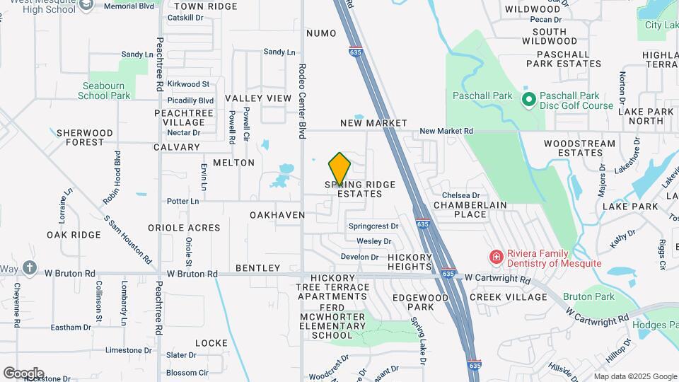 1529 Allen Dr Map and Location Details