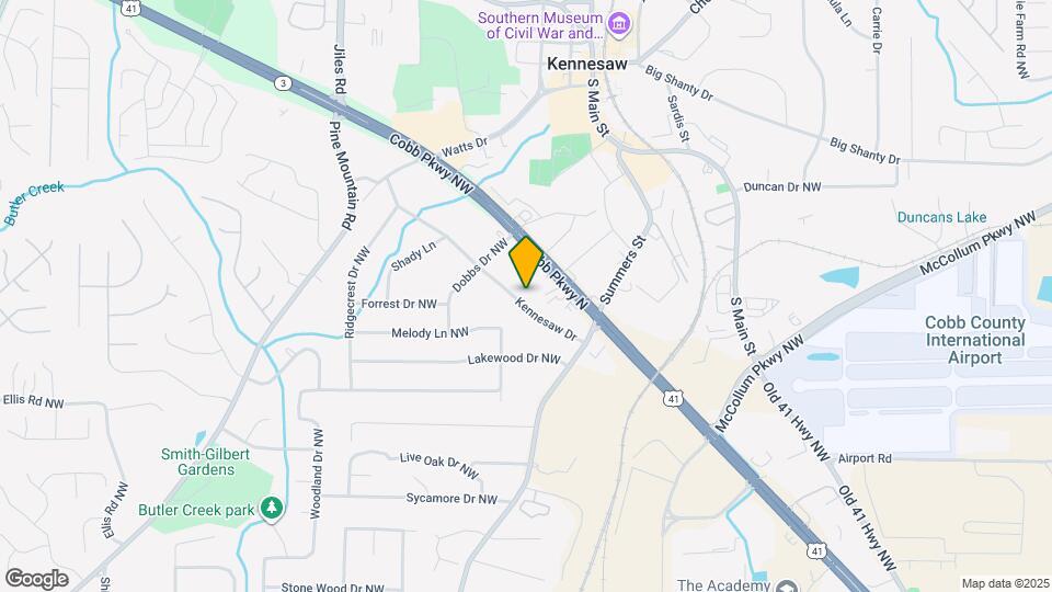 1984 Kennesaw Dr NW Map and Location Details