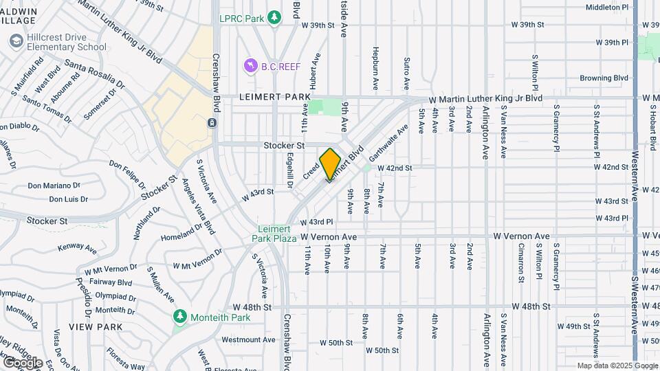 4280 Leimert Blvd Map and Location Details