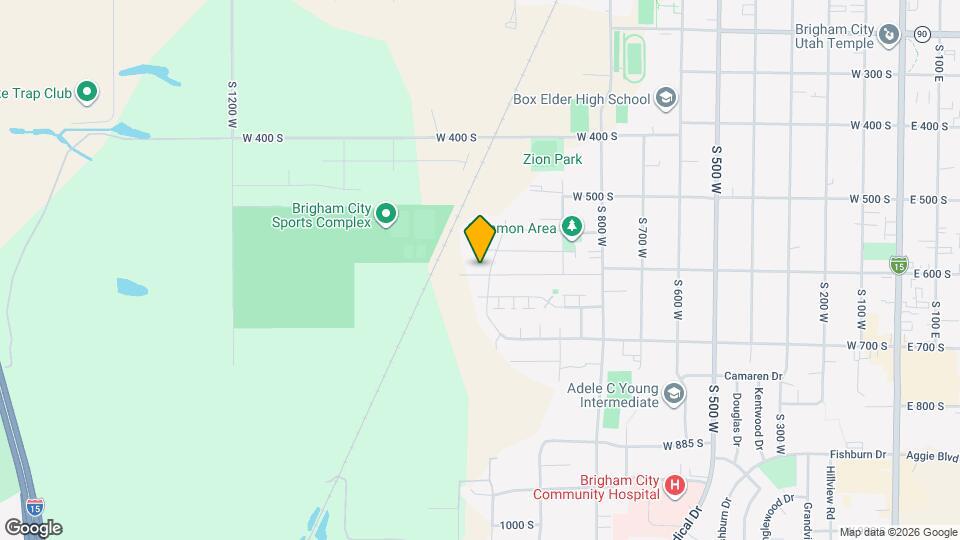 1106 W 600 S Map and Location Details