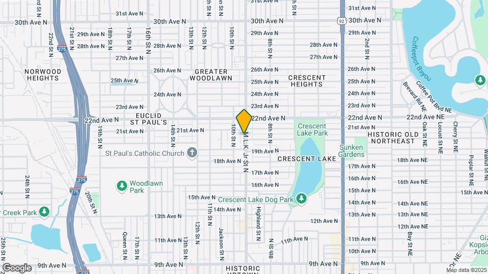 2018 Dr. Martin Luther King Jr St N Mapa y Detalles de la Ubicación