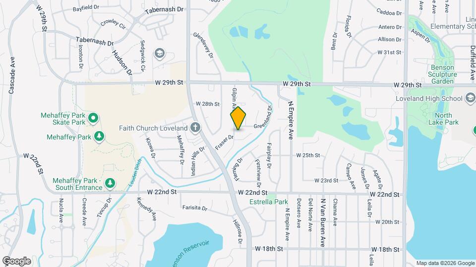 2616 Gilpin Ave Map and Location Details