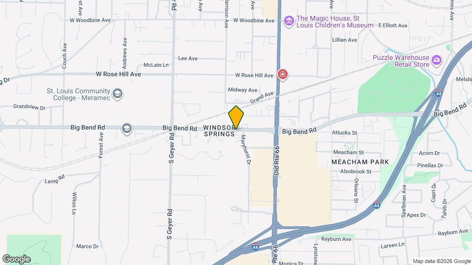 10828 Big Bend Rd Map and Location Details