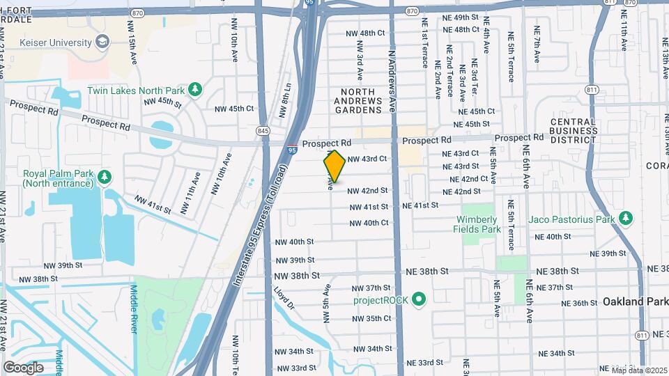 499 NW 42nd St-Unit -5 Map and Location Details