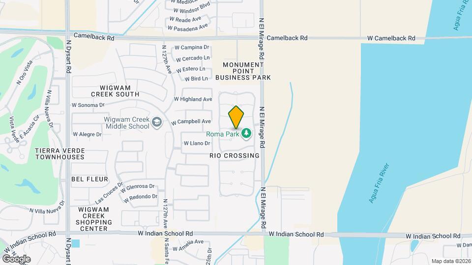 12367 W Campbell Ave Map and Location Details