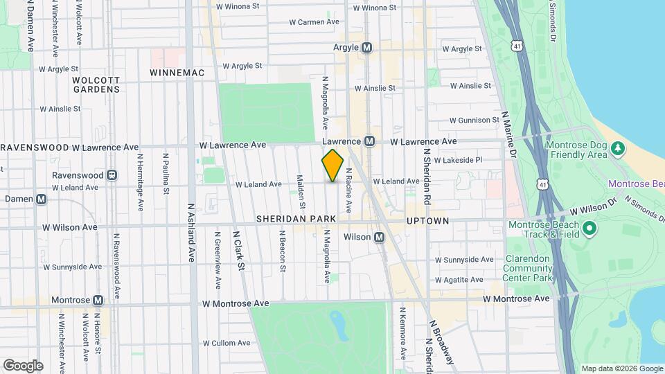 4653 N Magnolia Ave, Unit 3S Map and Location Details