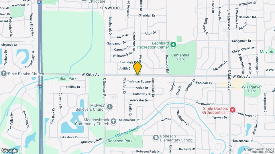 2611 W Kirby Ave Map and Location Details