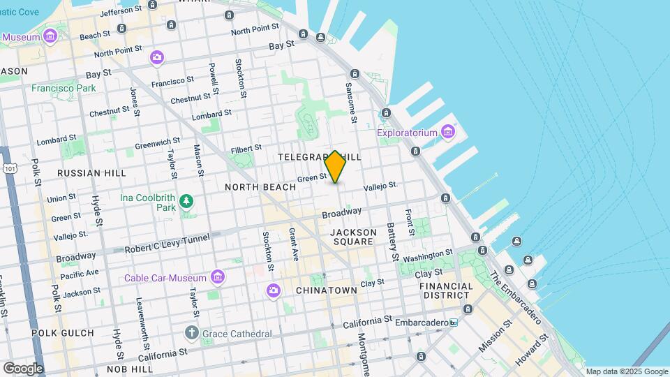 1117 Montgomery St, Unit 1175 Map and Location Details