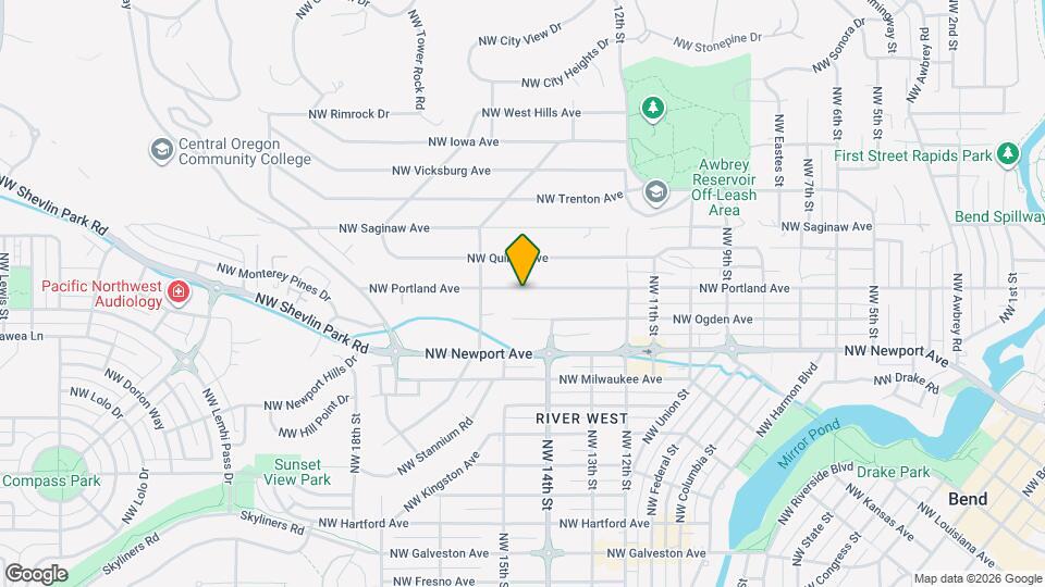 1445 NW Portland Ave Map and Location Details
