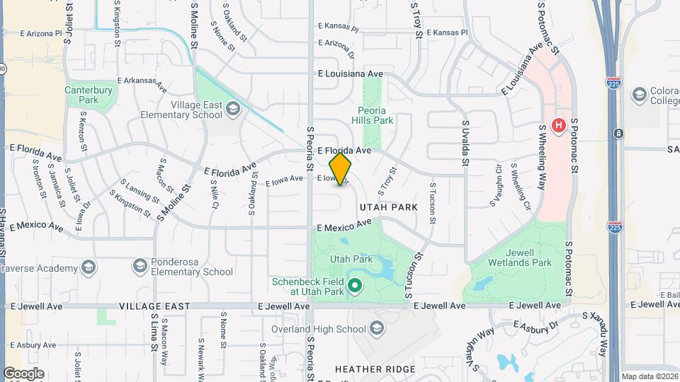 12177 E Hawaii Dr Map and Location Details