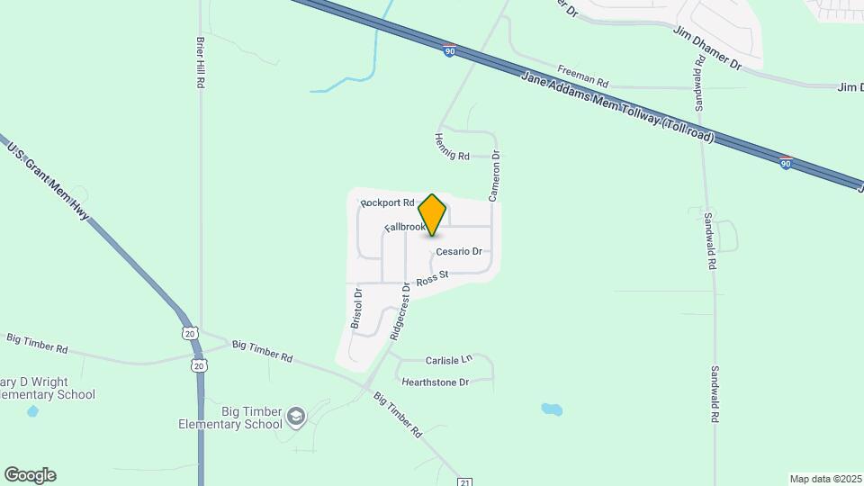 2552 Cesario Dr Map and Location Details