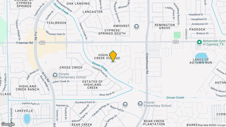 19523 Elmtree Estates Dr Map and Location Details