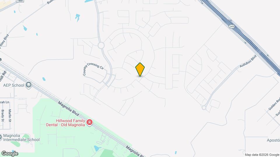 732 Magnolia Creek Dr Map and Location Details