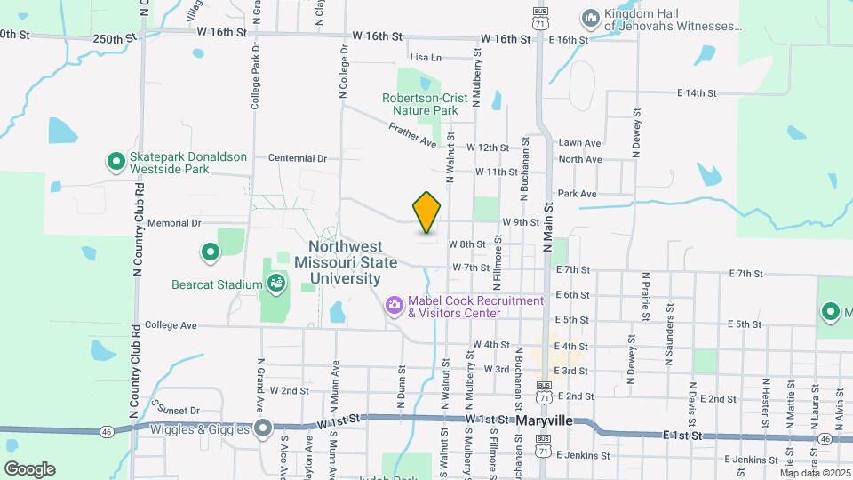 519 W 8th St Map and Location Details