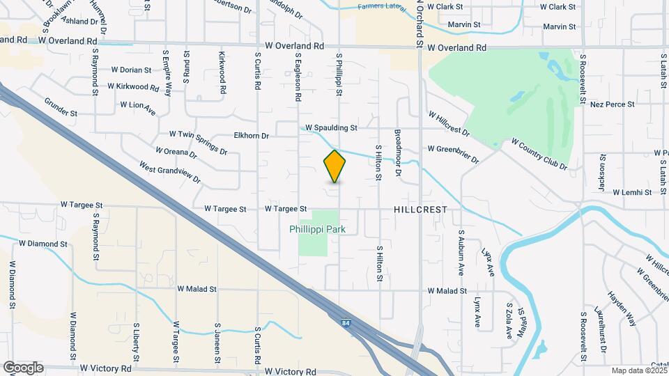 2107 S Phillippi St Map and Location Details