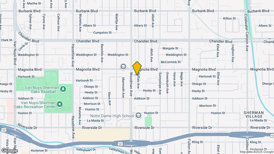 5131 Buffalo Ave Mapa y Detalles de la Ubicación