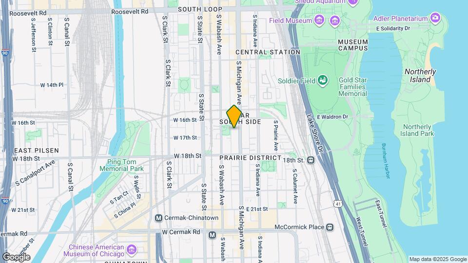 1620 S Michigan Ave, Unit # 0820 Map and Location Details