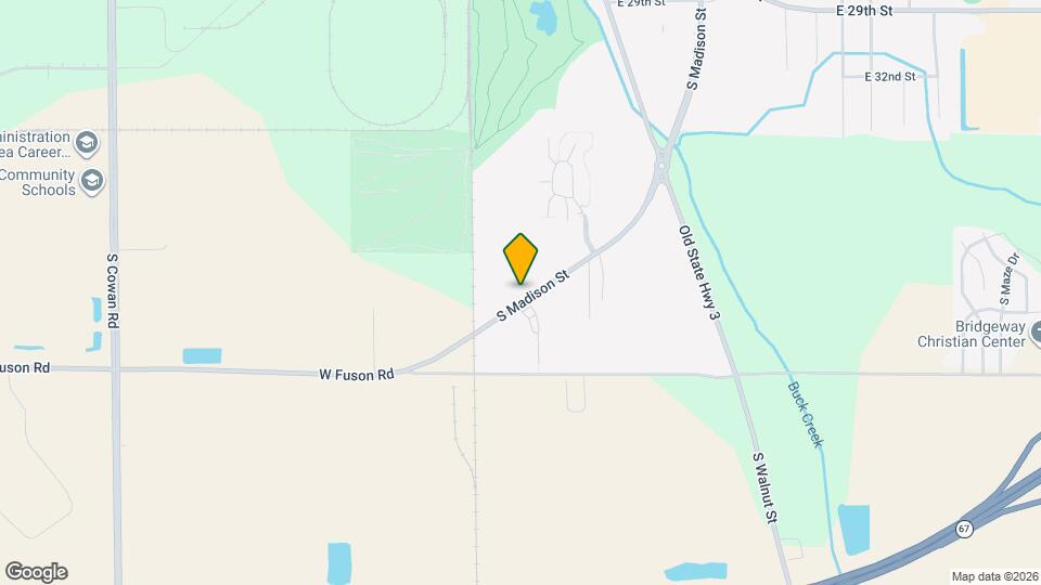 4613 S Madison St Map and Location Details