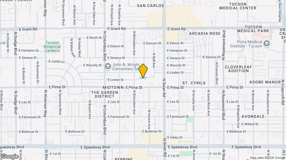 4538 E Lester St Map and Location Details