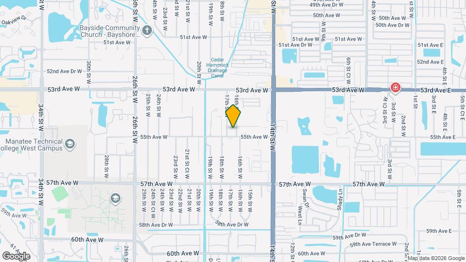 5416 16th St W, Unit #2 Map and Location Details