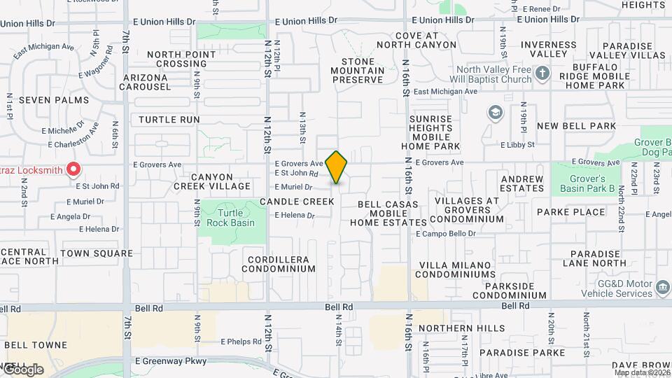 17609 N 14th St Map and Location Details