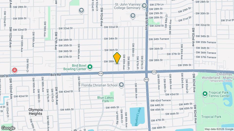 3832 SW 89th Ct Map and Location Details