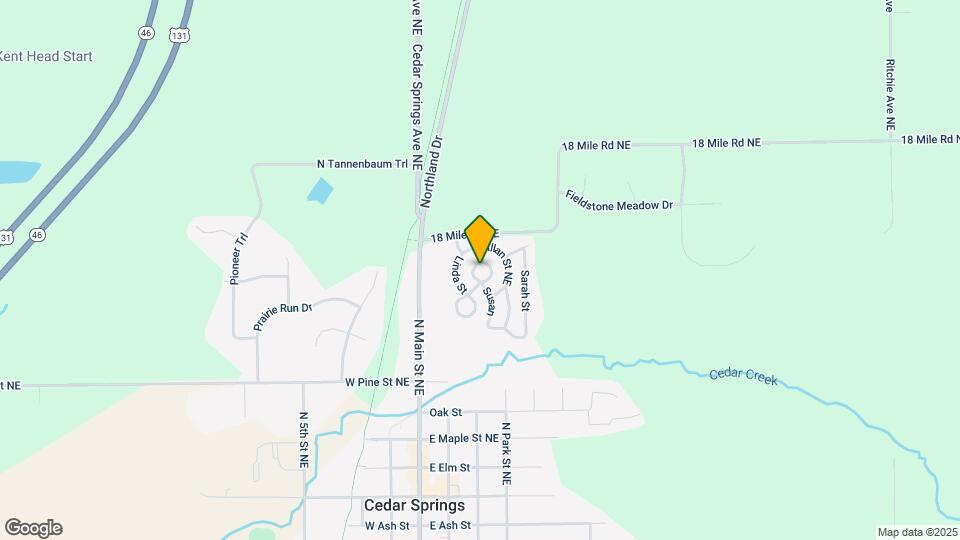 Cedar Springs Mobile Estates Map and Location Details