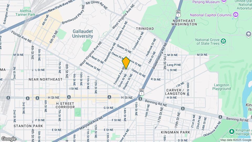 1322 Orren St NE Mapa y Detalles de la Ubicación