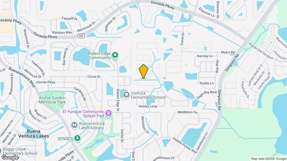 2527 Tanner Terrace Map and Location Details