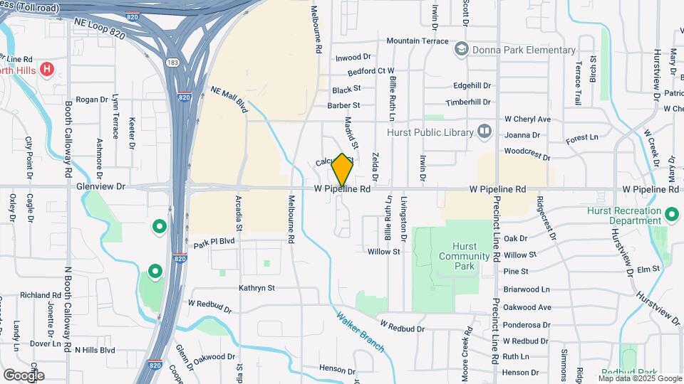 1025 W Pipeline Rd Map and Location Details