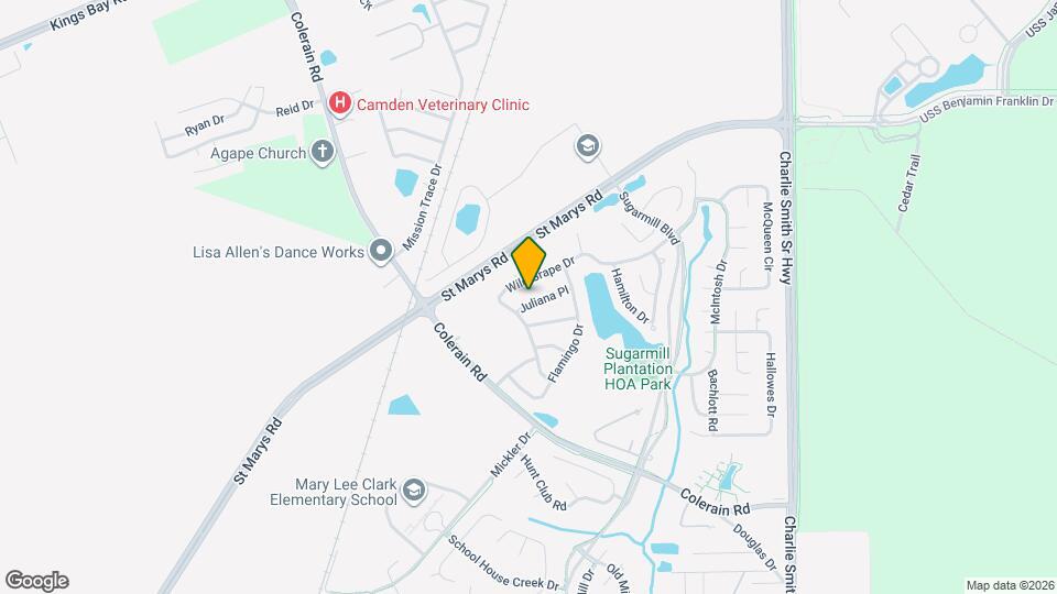 105 Juliana Pl Map and Location Details