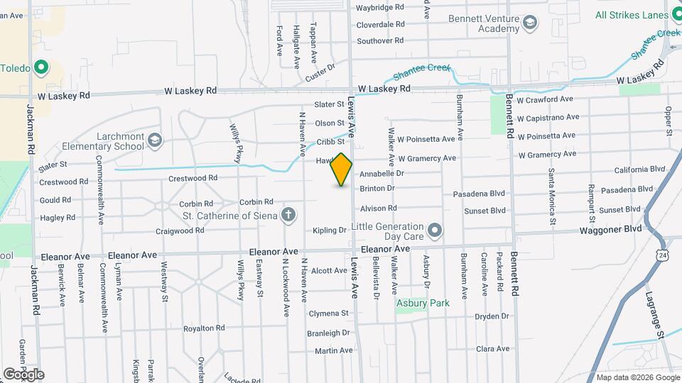 4625 Lewis Ave Mapa y Detalles de la Ubicación