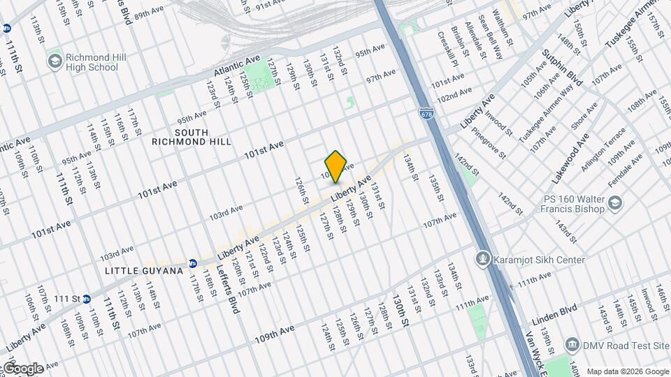 127-28 103rd Rd Map and Location Details