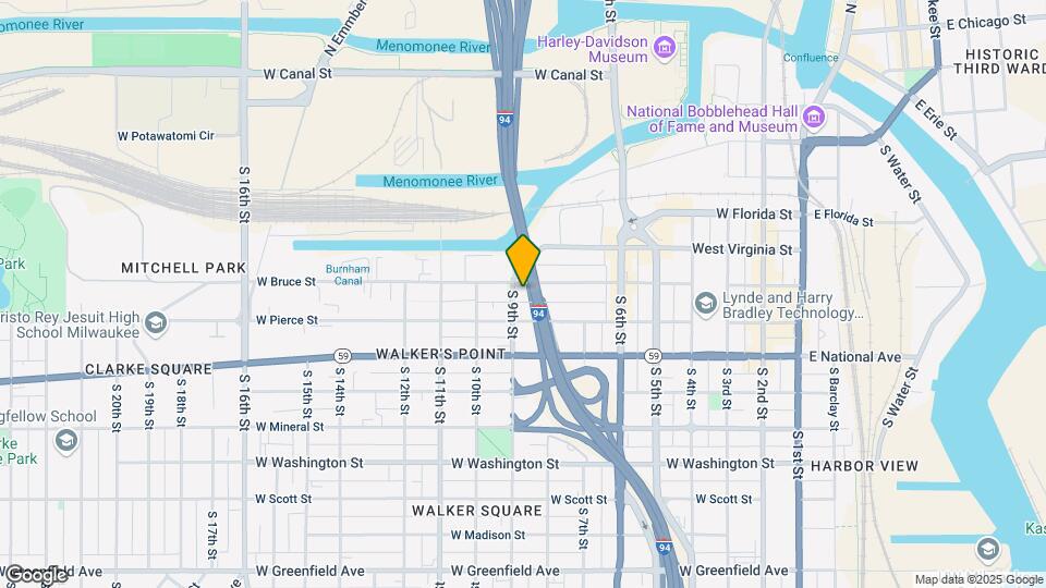602 S 9th St Map and Location Details
